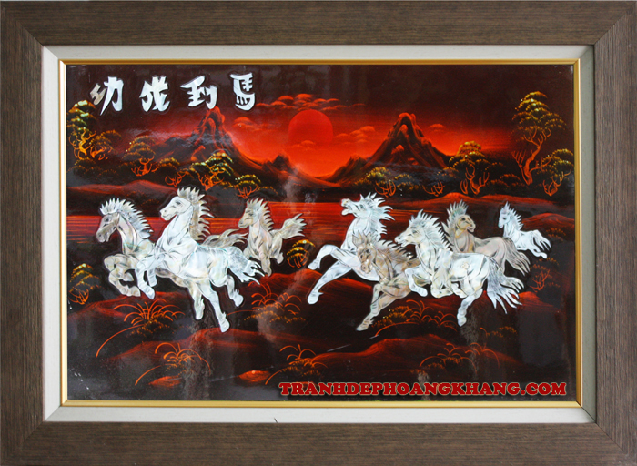 TRANH SƠN MÀI MÃ ĐÁO 